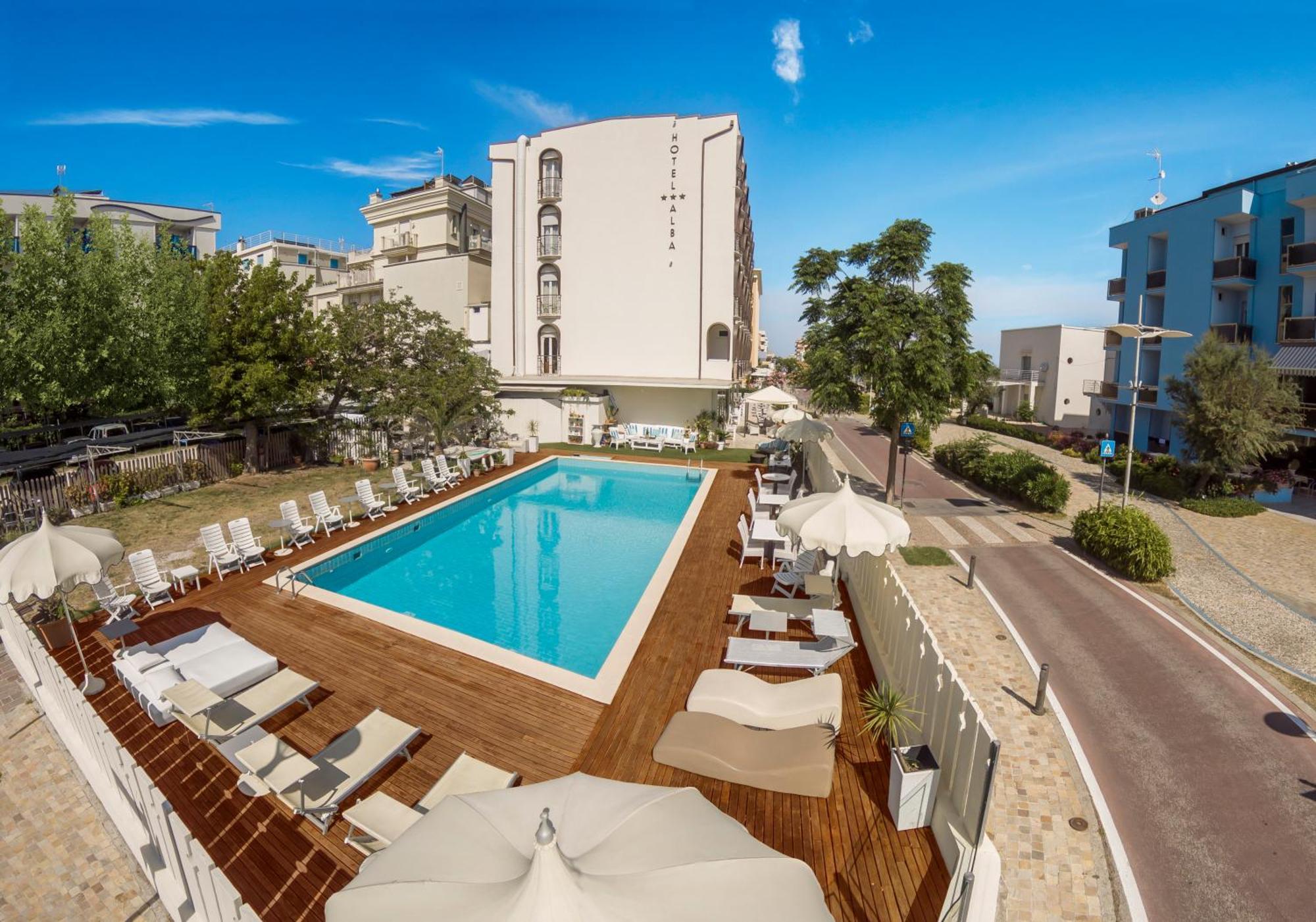 Hotel Alba Misano Adriatico Buitenkant foto