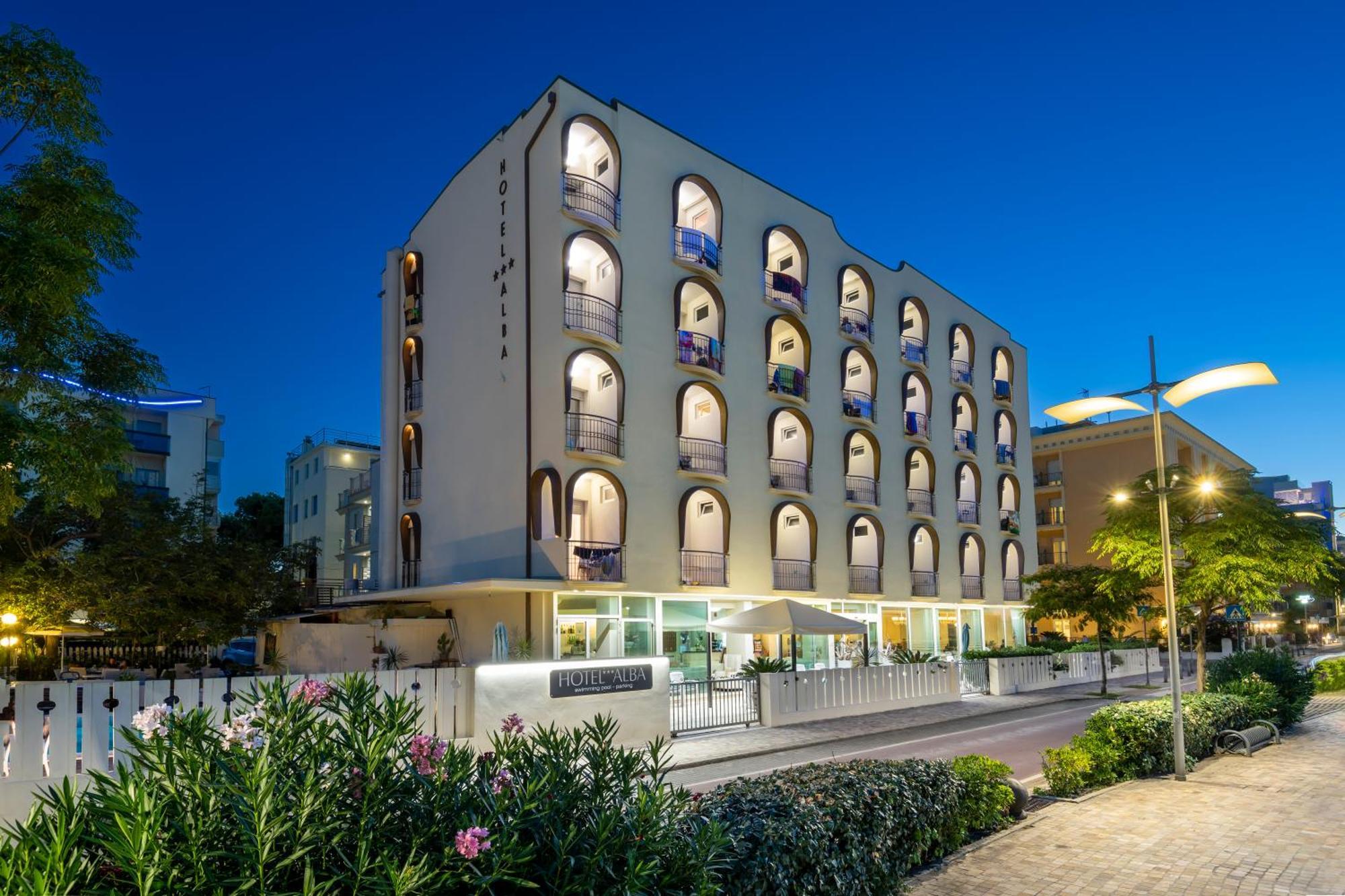 Hotel Alba Misano Adriatico Buitenkant foto