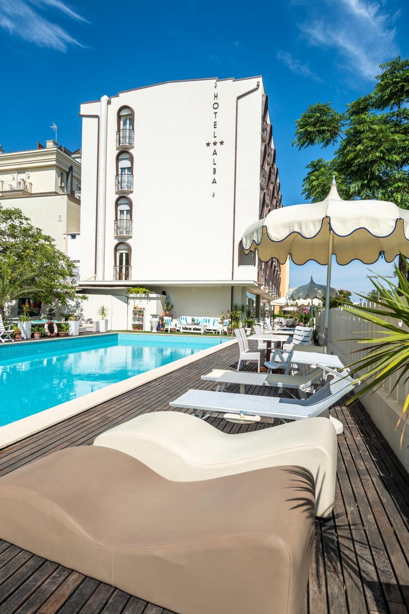 Hotel Alba Misano Adriatico Buitenkant foto